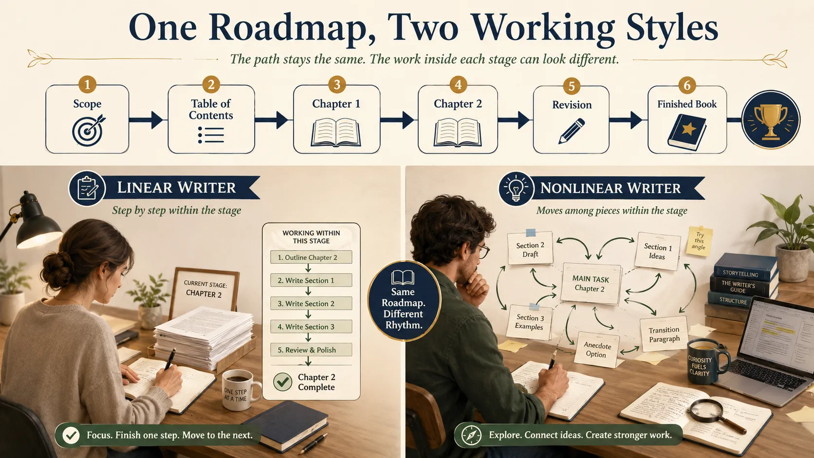 One Roadmap Two Working Styles